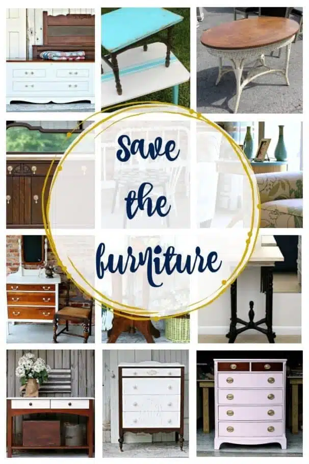 save the original stain on furniture and add paint to one area of the piece