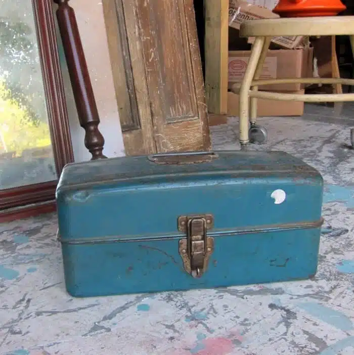 vintage metal box