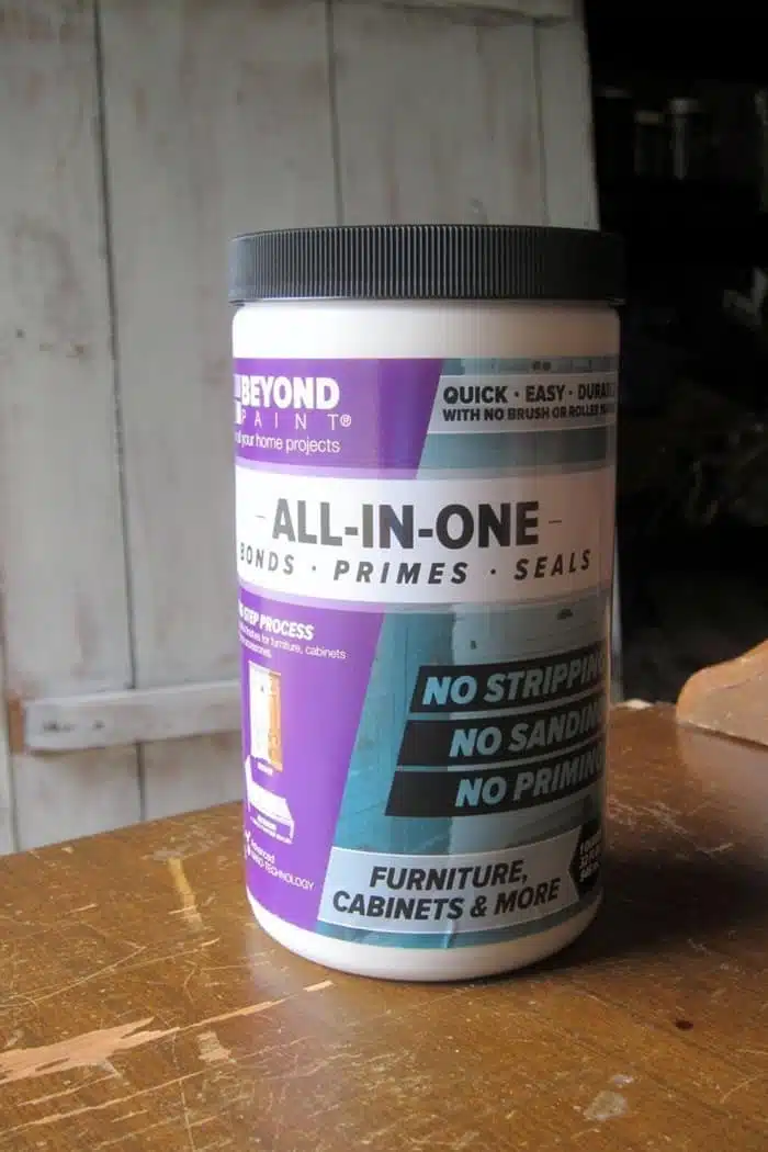 Beyond paint for furniture and cabinets requires no priming or waxing 