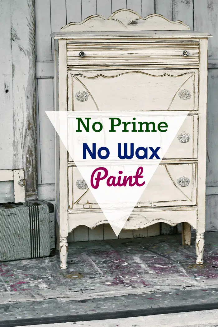 paint furniture the easy way without sanding or priming and no waxing either