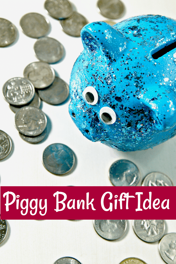 Painted Piggy Bank Gift Idea - Petticoat Junktion