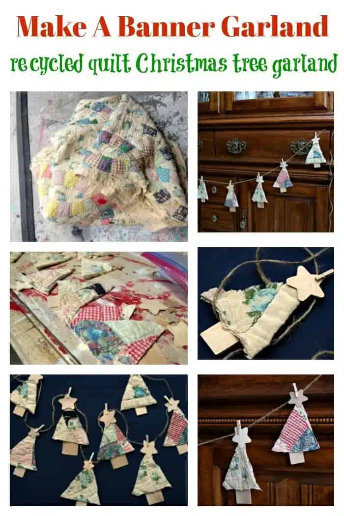 make a tree garland or banner