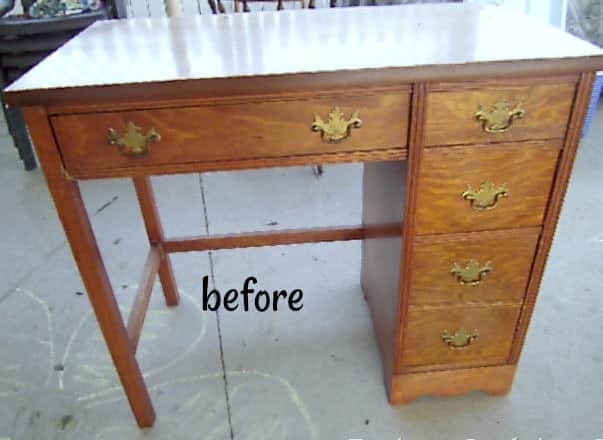 7 Makeover Ideas For Old Desks - Petticoat Junktion