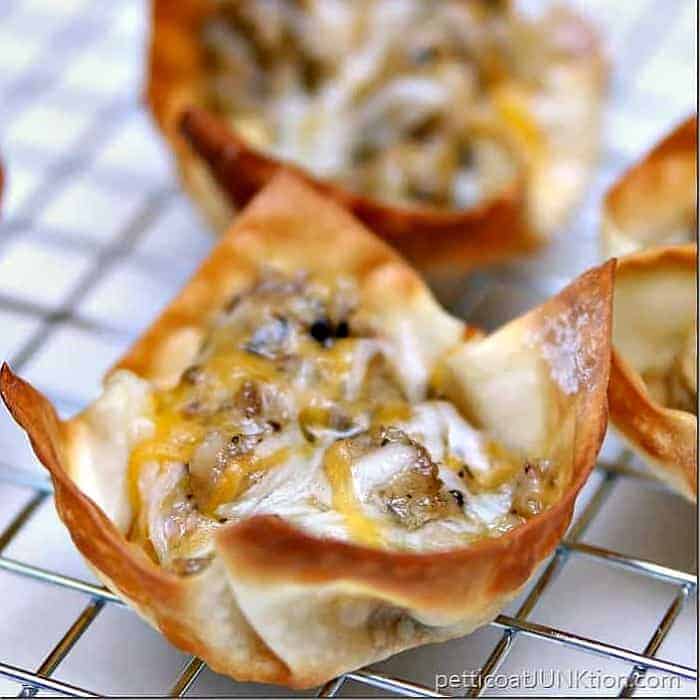 Ranch Dressing Sausage Wontons Appetizer Favorite Recipes