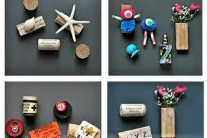 DIY junk drawer magnets