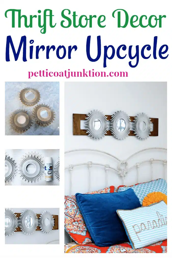 Thrift Store Decor Mirror Upcycle