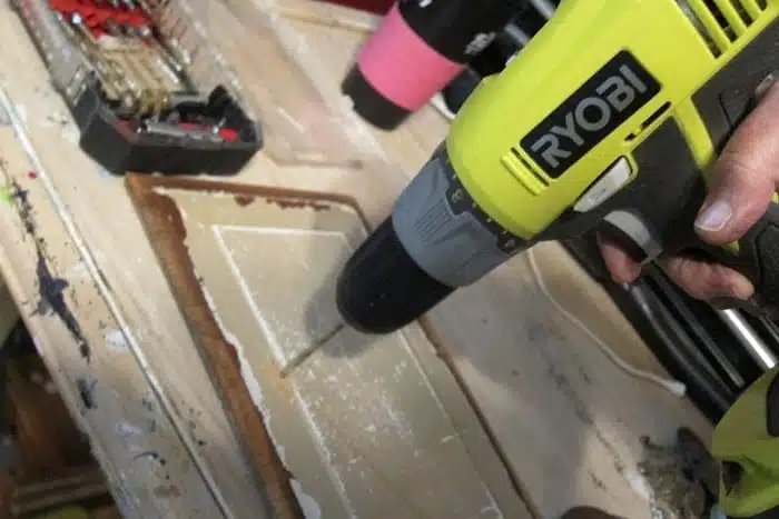 drilling holes for screws