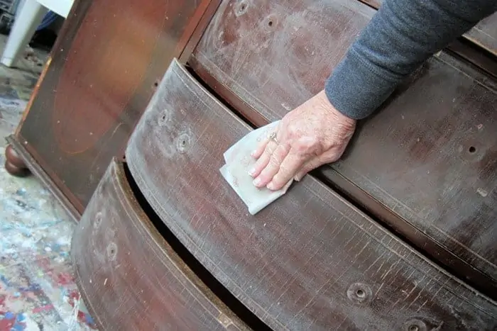 Cleaning and Prepping Vintage Sideboard Number 1