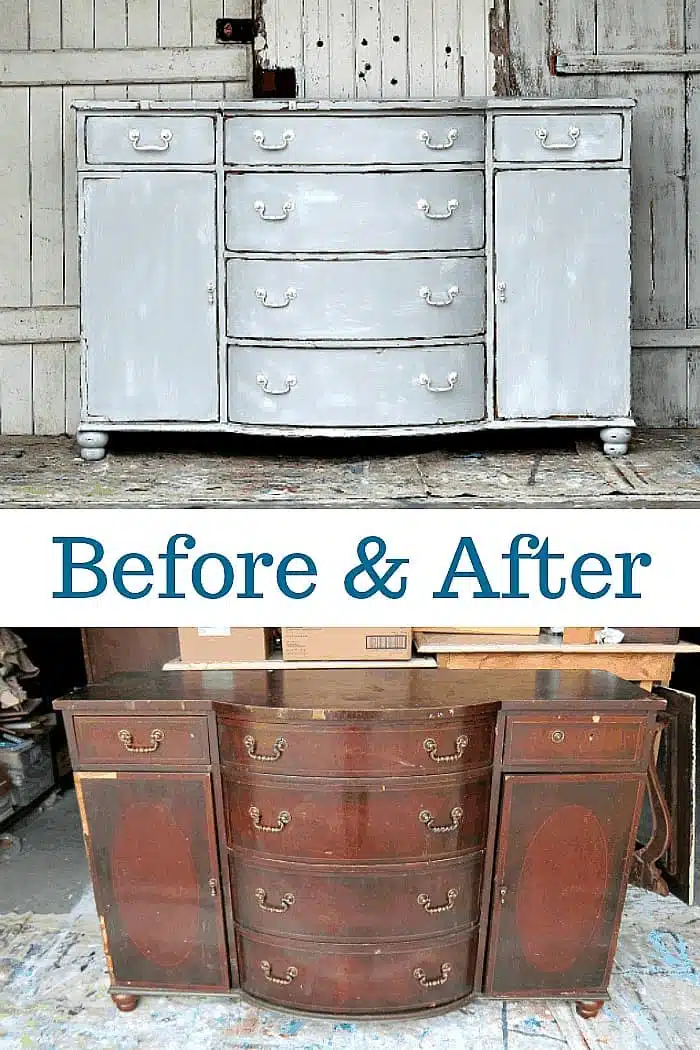 weathered paint finish for furniture