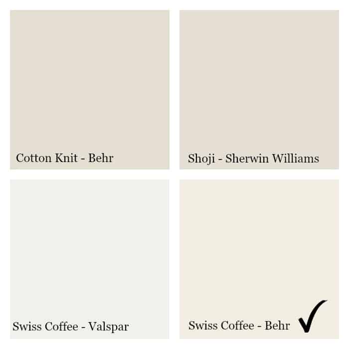 Swiss Coffee Paint Color Factory 59 Off Ingeniovirtual Com - Popular White Paint Colors 2020 Behr