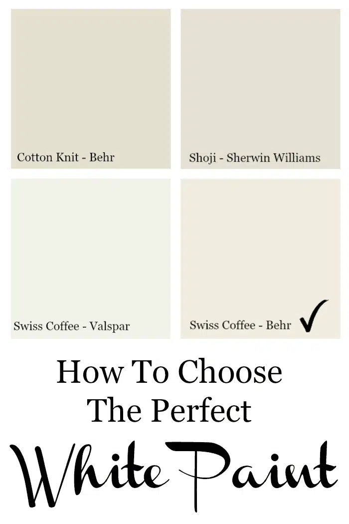 How to choose the perfect white paint