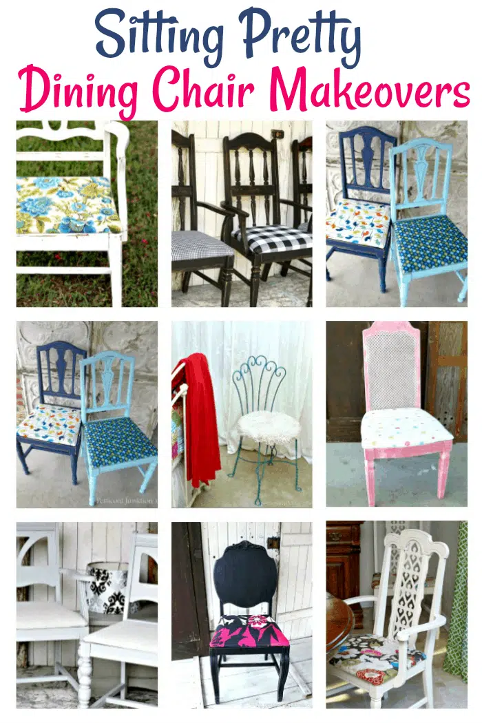 Dining room chair makeovers