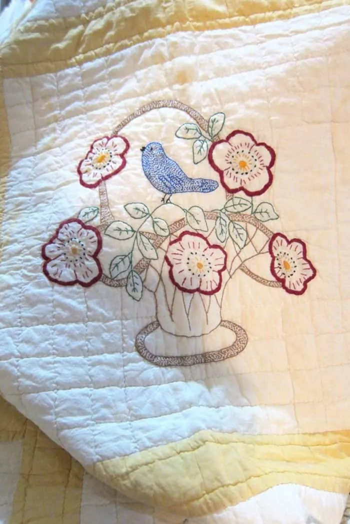 handmade vintage quilt