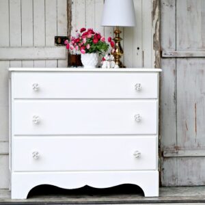 Simple Sophisticated White Dresser