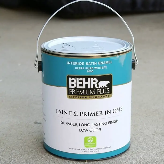 white trim paint from Behr