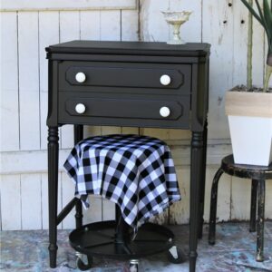 Sewing Machine Cabinet Paint Makeover