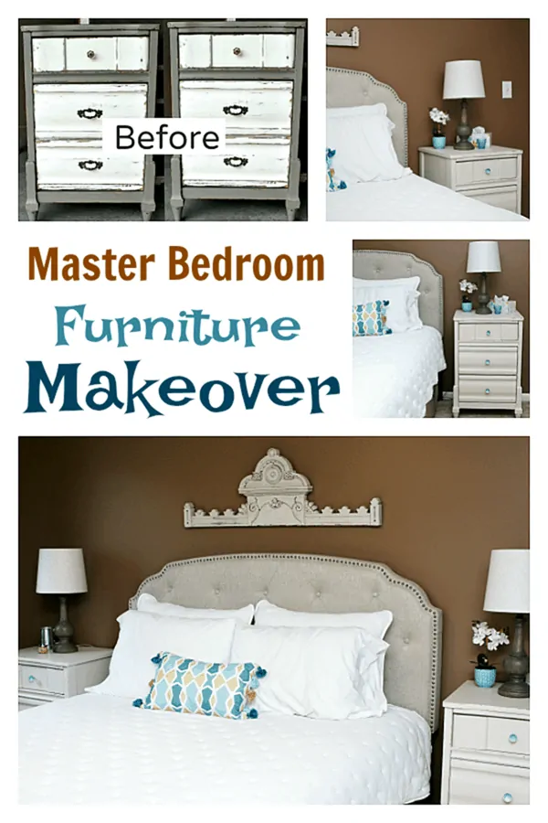 Master bedroom furniture makeover
