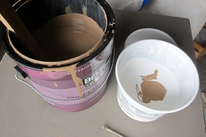 making custom mix paint for bedroom furniture