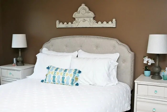 Paint Bedroom Furniture Using White Paint Tinted With Room Color Paint
