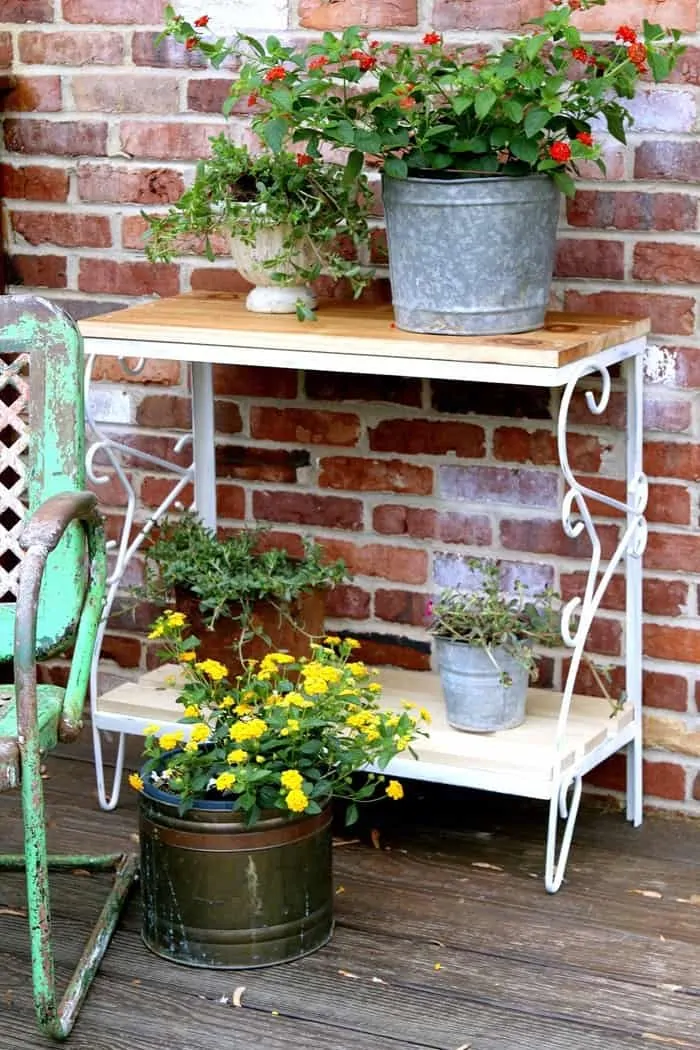 How To Make A Reclaimed Wood Plant Stand
