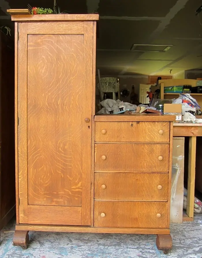 antique empire style wardrobe