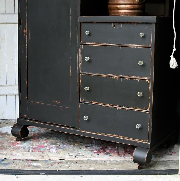 you can paint antique furniture