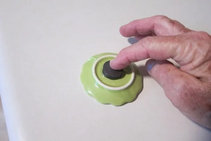 making DIY miniature tea set magnets