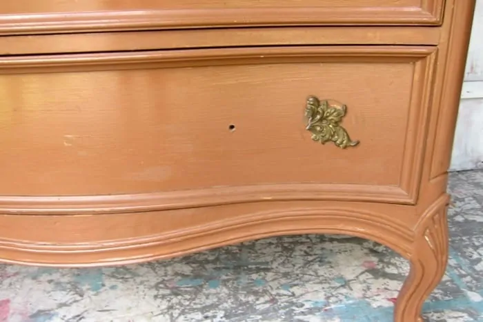 broken French Provincial Furniture knob