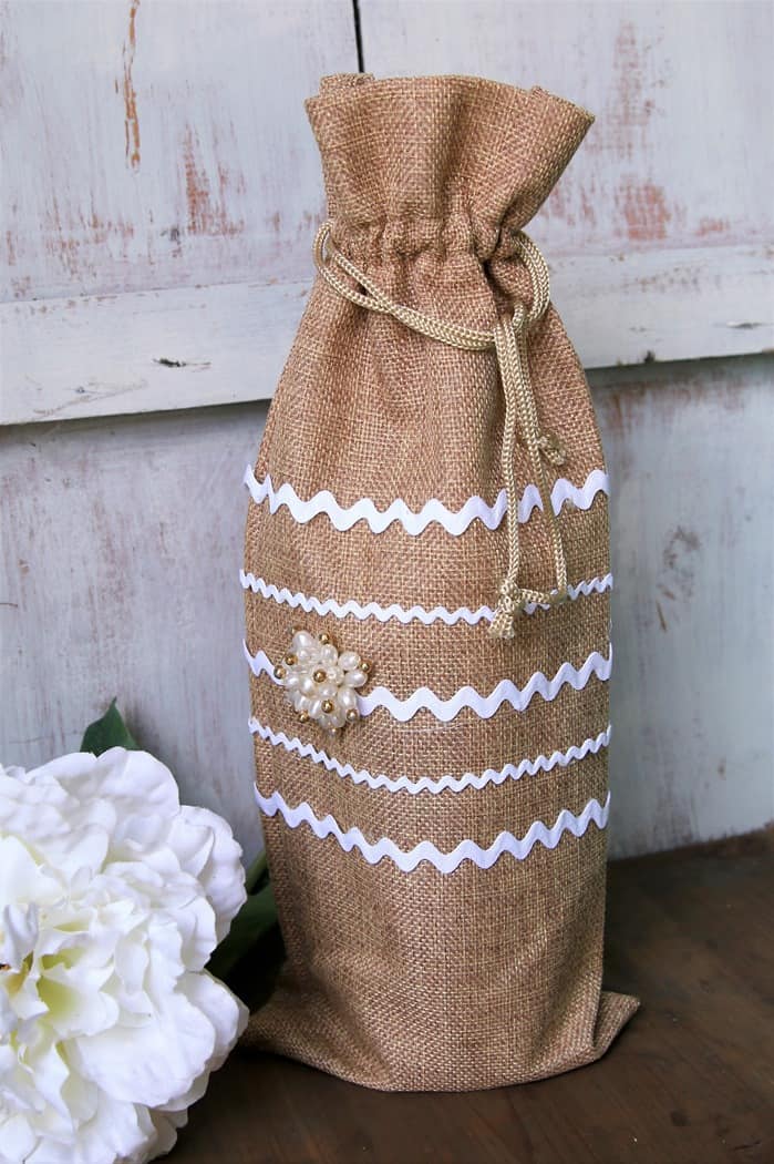 How To Decorate Burlap Bags For Gifts Or Just For Fun