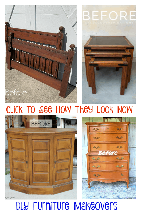 painted furniture makeovers before and after