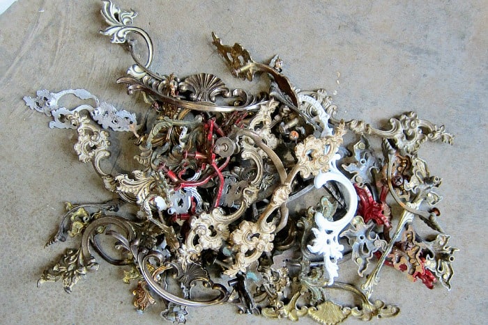 vintage French Provincial Drawer pulls