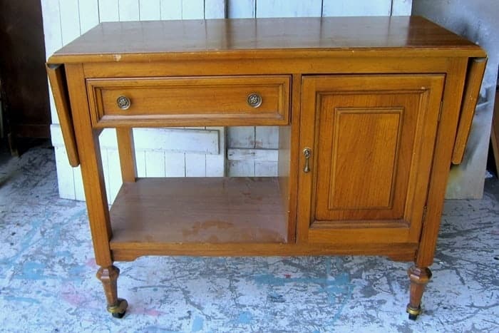 vintage furniture piece for makeover