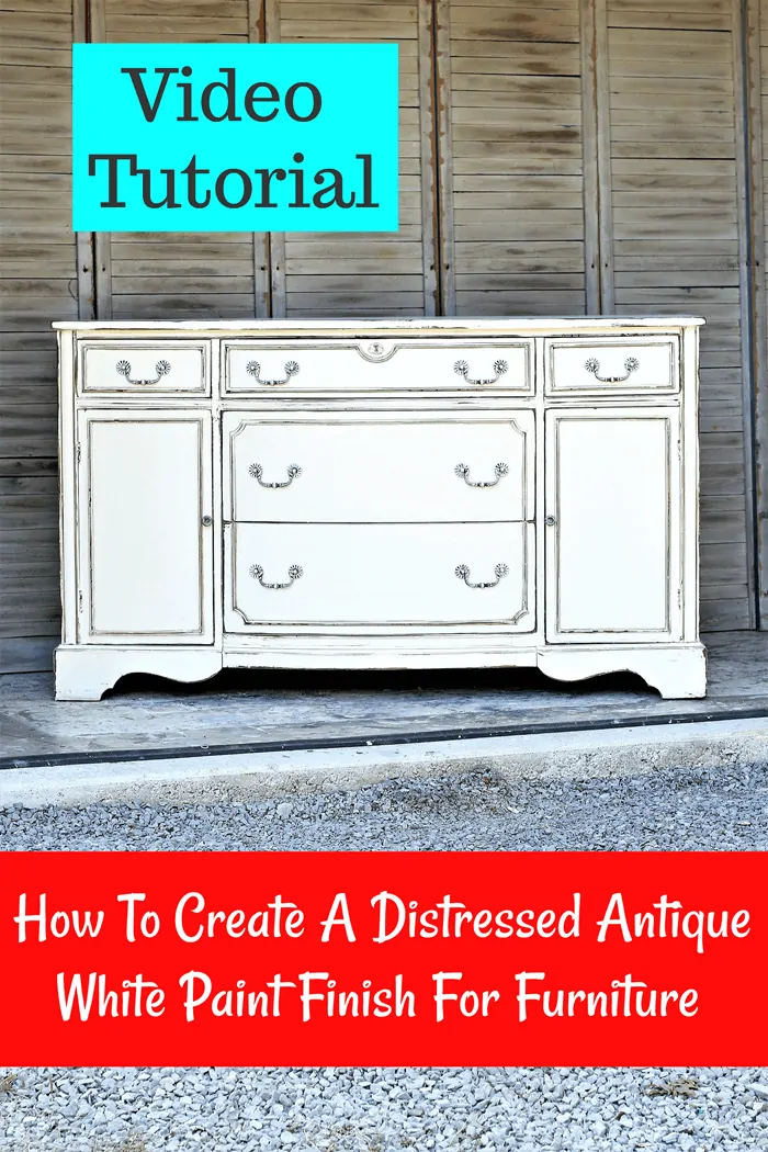 how to paint furniture antique white