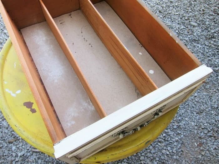 vintage sideboard silverware drawer