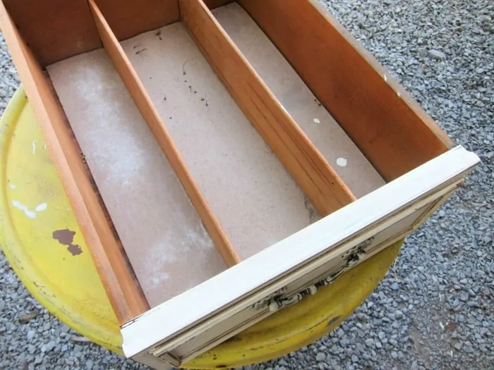 vintage sideboard silverware drawer