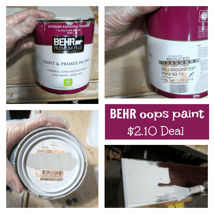 Behr oops paint