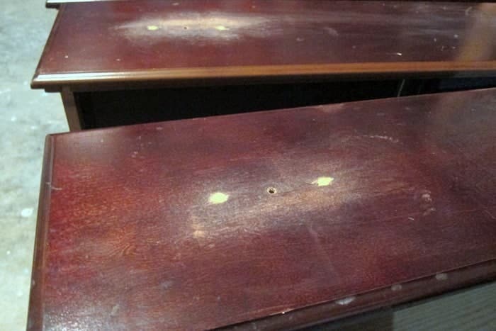 furniture ready for paint makeover