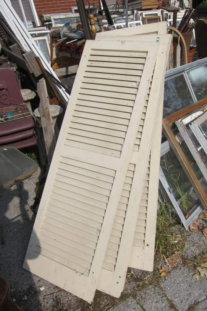 large wood shutters