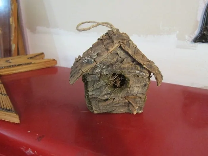 rustic birdhouse