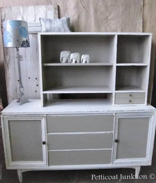 vintage sideboard with hutch