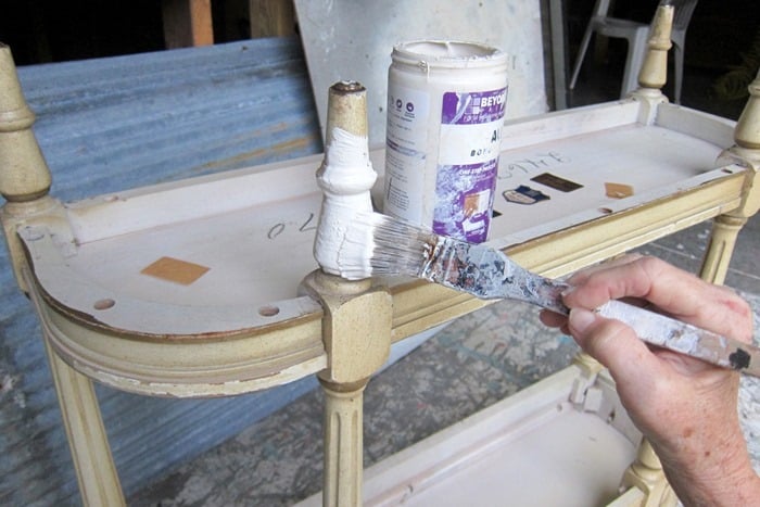 Beyond Paint off-white furniture project