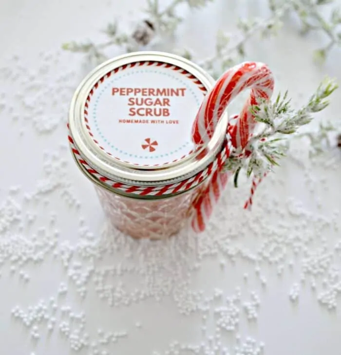 peppermint sugar scrub diy gift for your best friend