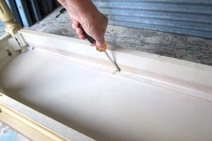 tighten furniture screws on paint project.