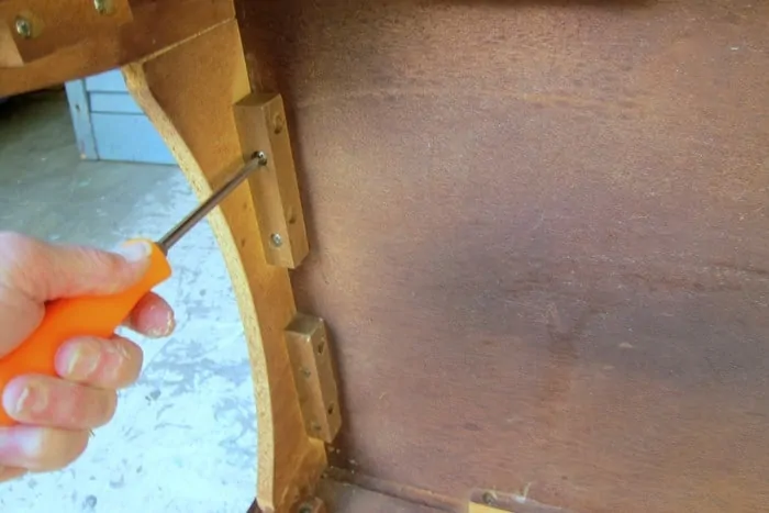 tighten screws on furniture