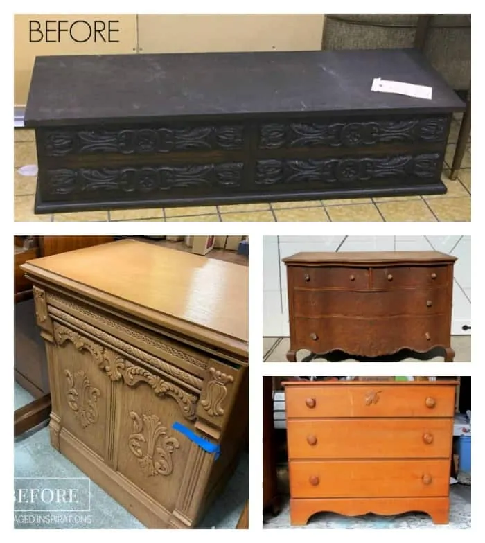 furniture fixer upper painted furniture projects before makeovers
