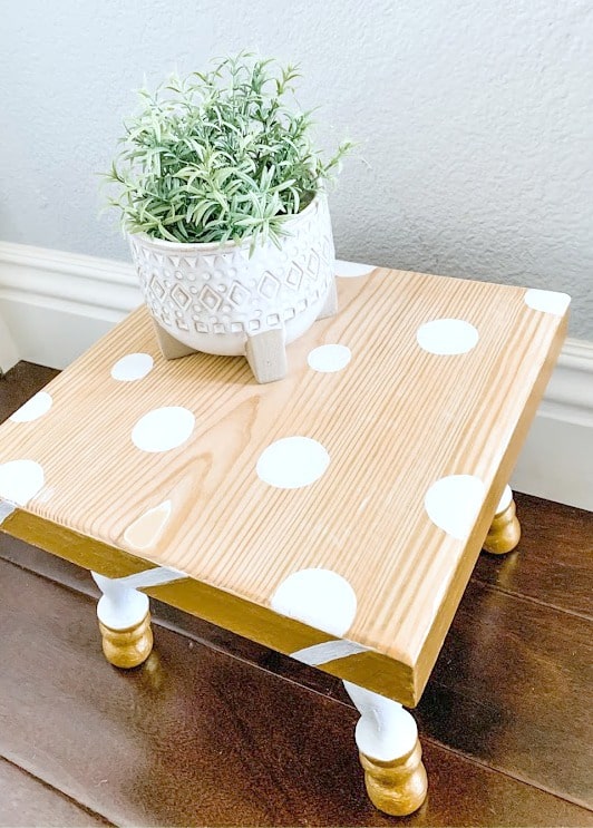gold dipped step stool My uncommon slice of suburbia