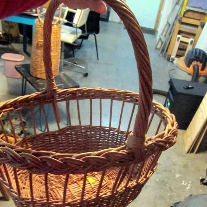 basket from Goodwill