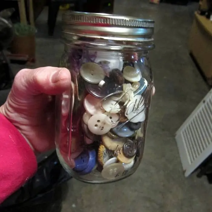 jar of buttons