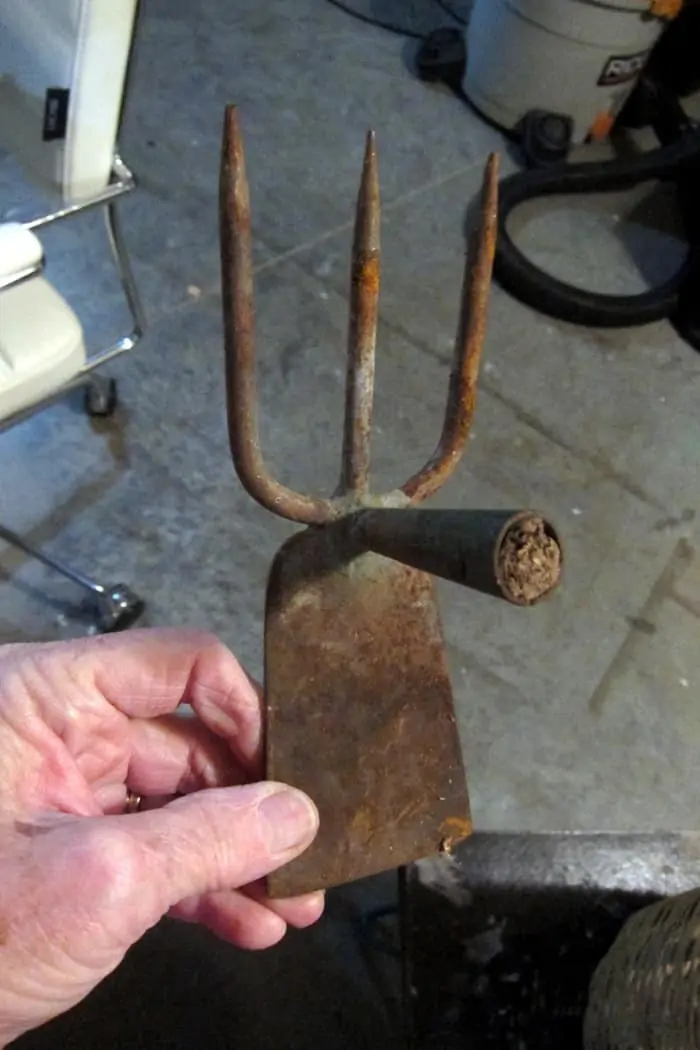 old tool head from the junk shop