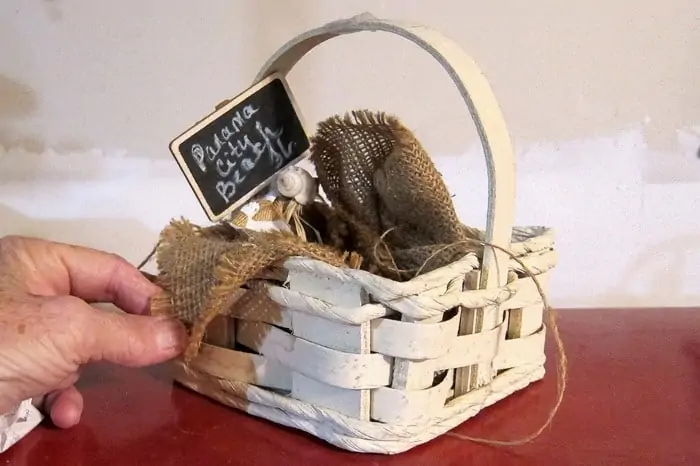 99 cent thrift store basket